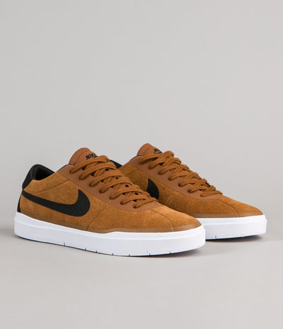 Nike SB Bruin Hyperfeel Shoes - Hazelnut / Black - White