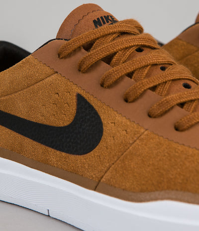 Nike SB Bruin Hyperfeel Shoes - Hazelnut / Black - White