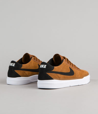 Nike SB Bruin Hyperfeel Shoes - Hazelnut / Black - White