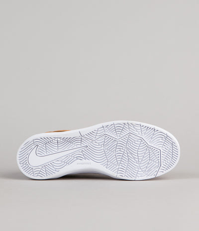 Nike SB Bruin Hyperfeel Shoes - Hazelnut / Black - White