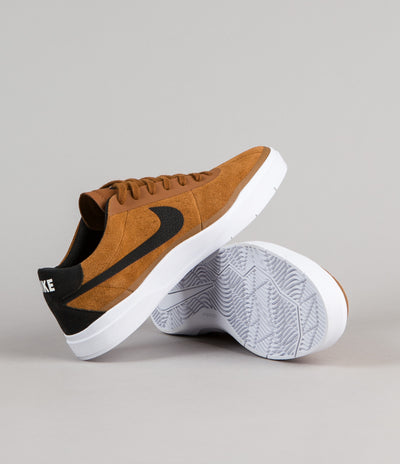 Nike SB Bruin Hyperfeel Shoes - Hazelnut / Black - White