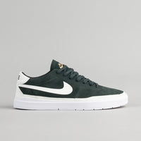 Nike SB Bruin Hyperfeel Shoes - Seaweed / Summit White - White - Metallic Gold thumbnail