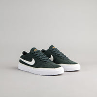 Nike SB Bruin Hyperfeel Shoes - Seaweed / Summit White - White - Metallic Gold thumbnail