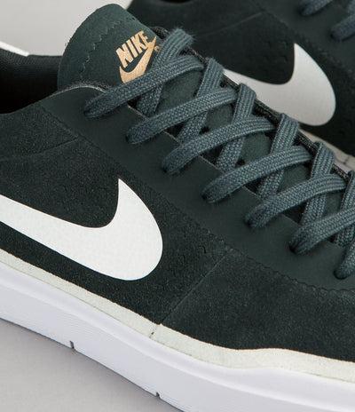 Nike SB Bruin Hyperfeel Shoes - Seaweed / Summit White - White - Metallic Gold