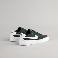 Nike SB Bruin Hyperfeel Shoes - Seaweed / Summit White - White - Metallic Gold thumbnail