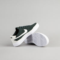 Nike SB Bruin Hyperfeel Shoes - Seaweed / Summit White - White - Metallic Gold thumbnail