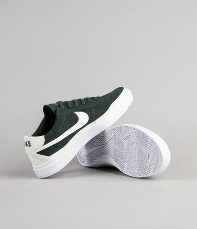 Nike SB Bruin Hyperfeel Shoes - Seaweed / Summit White - White - Metallic Gold