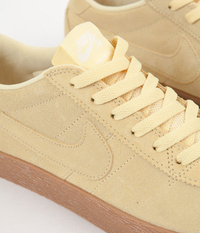 Nike SB Bruin Premium SE Shoes - Lemon Wash / Lemon Wash - White