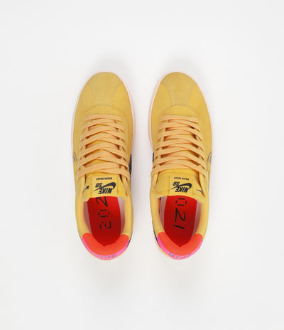 Nike SB Bruin React Shoes Pollen Black Pale Coral Flatspot
