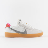 Nike SB Bruin React Shoes - Summit White / Black - Bright Crimson thumbnail