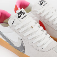 Nike SB Bruin React Shoes - Summit White / Black - Bright Crimson thumbnail