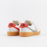 Nike SB Bruin React Shoes - Summit White / Black - Bright Crimson thumbnail