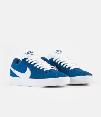 Nike SB Bruin React Shoes - Team Royal / White - Team Royal - White