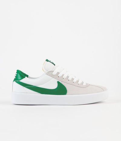Nike SB Bruin React Shoes - White / Lucky Green - White - Lucky Green