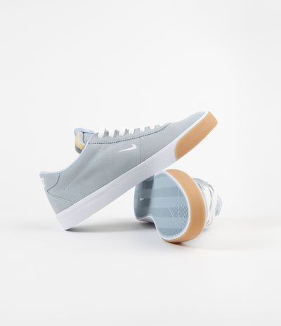 Nike SB Bruin Ultra Shoes - Light Armory Blue / White - Gum Light Brown