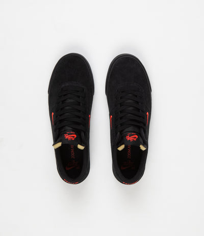 Nike SB Bruin Ultra Shoes - Black / Bright Crimson - Black