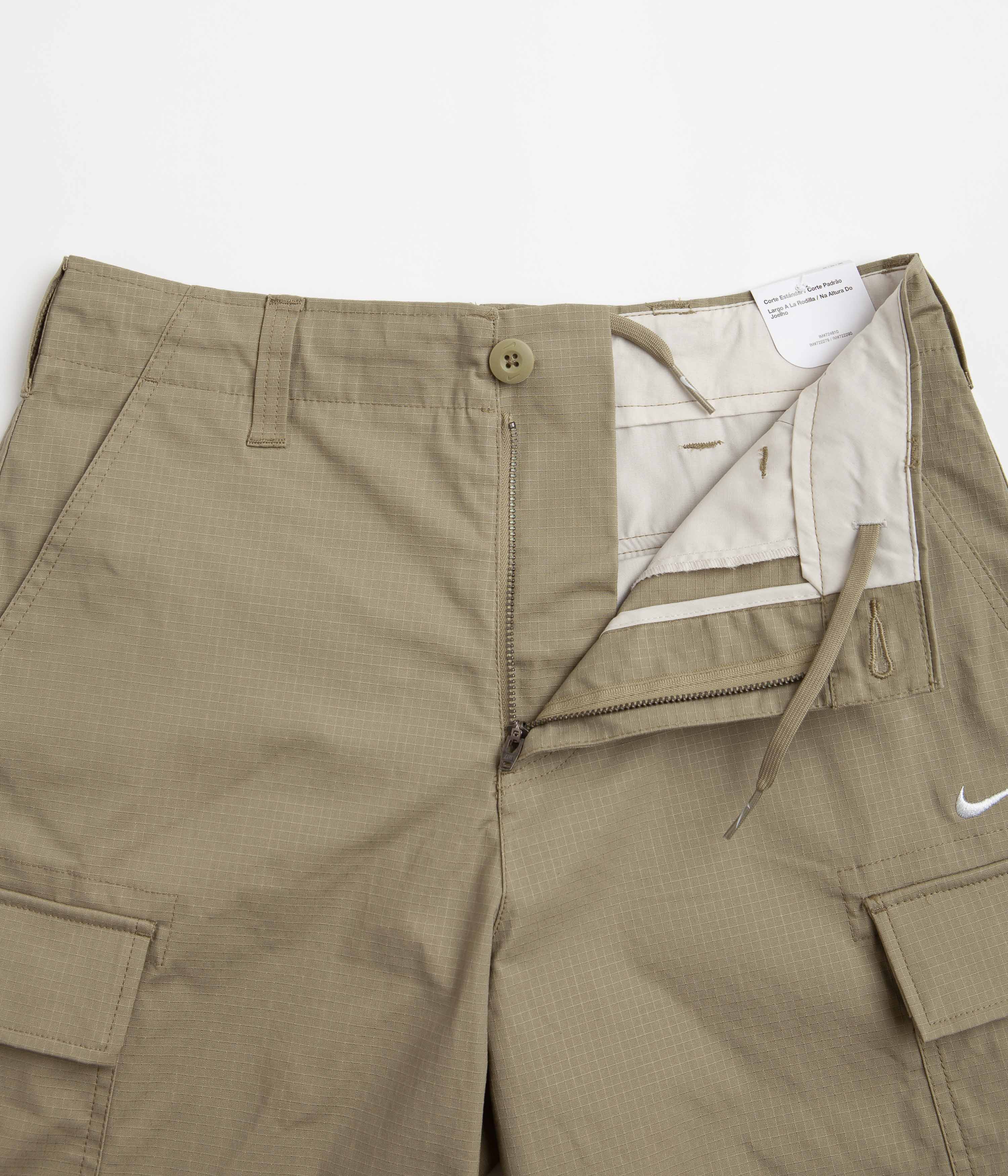 Nike SB Cargo Shorts - Neutral Olive / White | Flatspot