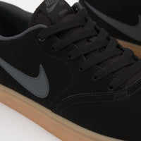 Nike SB Check Solarsoft Shoes - Black / Anthracite - Gum Dark Brown thumbnail