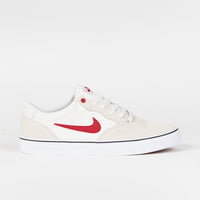Nike SB Chron 2 Shoes - Summit White / University Red - Phantom thumbnail