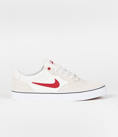 Nike sb red outlet check solarsoft trainers