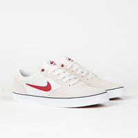Nike SB Chron 2 Shoes - Summit White / University Red - Phantom thumbnail