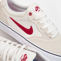 Nike SB Chron 2 Shoes - Summit White / University Red - Phantom thumbnail