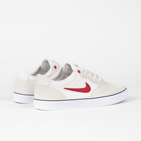 Nike SB Chron 2 Shoes - Summit White / University Red - Phantom thumbnail