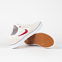Nike SB Chron 2 Shoes - Summit White / University Red - Phantom thumbnail
