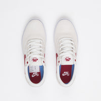 Nike SB Chron 2 Shoes - Summit White / University Red - Phantom thumbnail