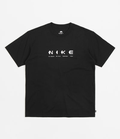 Nike SB City Info T-Shirt - Black | Flatspot