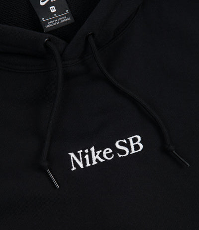 Nike SB Classic GFX Hoodie - Black / White