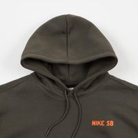 Nike SB Cone Hoodie - Cargo Khaki / Total Orange thumbnail