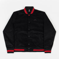 Nike SB Corduroy Bomber Jacket - Black / Black - University Red - Black thumbnail