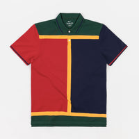 Nike SB Court Polo Shirt - Binary Blue / University Red / Binary Blue thumbnail