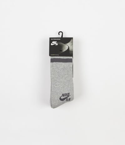 Nike SB Crew Socks (3 pair) - Dark Grey Heather