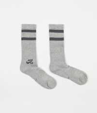 Nike SB Crew Socks (3 pair) - Dark Grey Heather