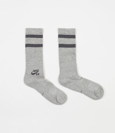 Nike SB Crew Socks (3 pair) - Dark Grey Heather