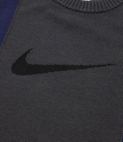 Nike SB Crewneck Sweatshirt - Black / Dark Smoke Grey / Midnight Navy / Black