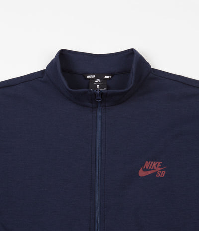 Nike SB Dri-FIT Track Jacket - Obsidian / Team Red / Obsidian / Team Red