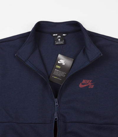 Nike SB Dri-FIT Track Jacket - Obsidian / Team Red / Obsidian / Team Red