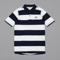 Nike SB Dry Striped Polo Shirt - Obsidian / Obsidian thumbnail