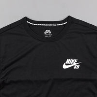 Nike SB Dry T-Shirt - Black / White thumbnail