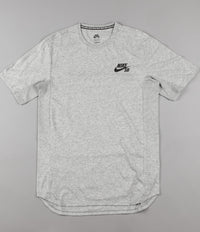Nike SB Dry T-Shirt - Dark Grey Heather / Black