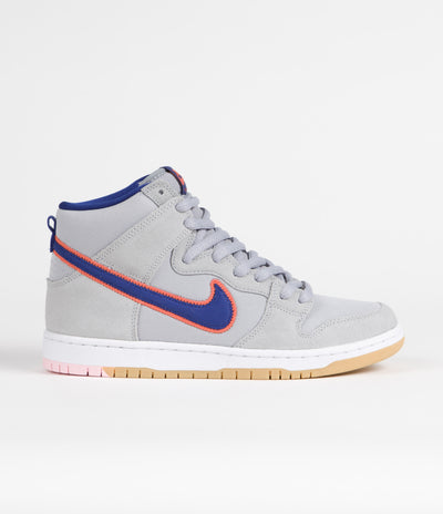 Orange and blue nike high tops shop