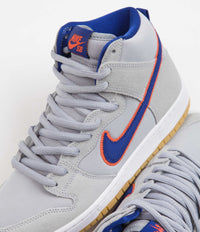 Nike SB Dunk High 'New York Mets' Premium Shoes - Cloud Grey / Rush Bl