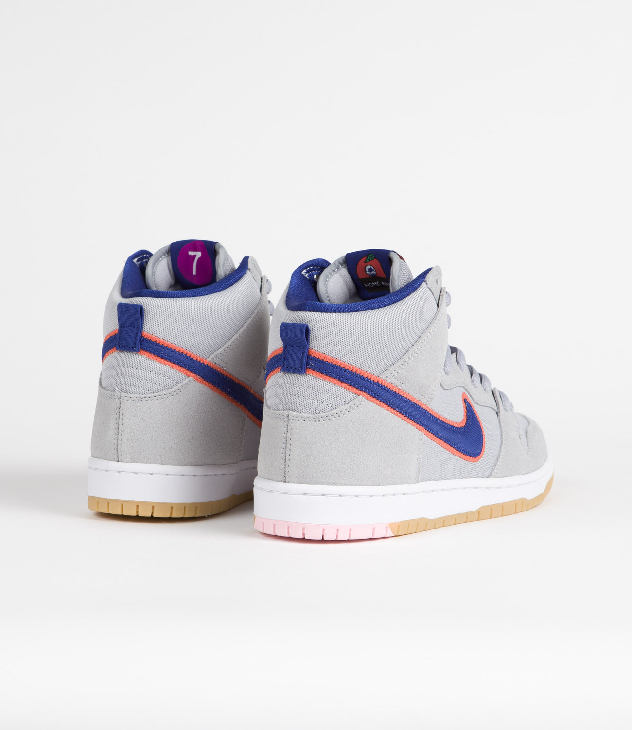 Nike SB Dunk High New York Mets Premium Shoes Cloud Grey Rush Bl Flatspot