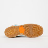 Nike SB Dunk High Premium Thomas Campbell Shoes - Iced Jade / Circuit Orange - Sail thumbnail