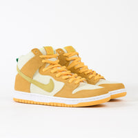 Nike SB Dunk High Pro Pineapple Shoes - University Gold / Vivid Sulfur - Citron Tint thumbnail