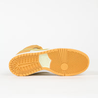 Nike SB Dunk High Pro Pineapple Shoes - University Gold / Vivid Sulfur - Citron Tint thumbnail