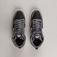 Nike SB Dunk High Pro Shoes - Dark Grey / White - Black - White thumbnail